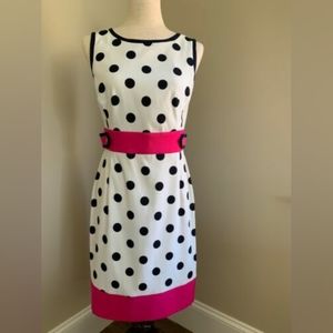 AGB Dress White, Blue, Pink